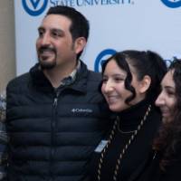 Students taking pictures